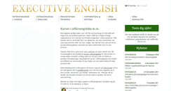 Desktop Screenshot of executiveenglish.se