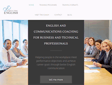 Tablet Screenshot of executiveenglish.ca